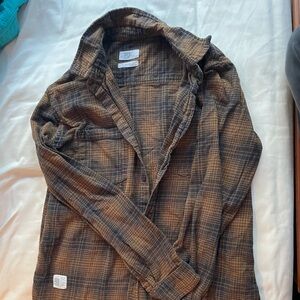 Brown flannel S
